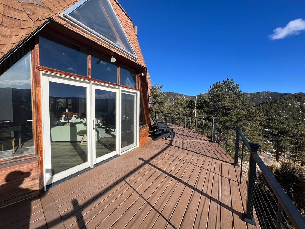 Finished residential deck, representing the dream behind every project