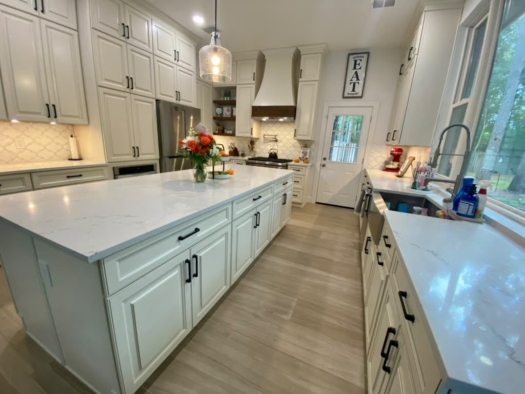 Whole-home renovation, transformed kitchen interior